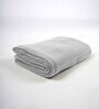 Grey Aloevera Double Cloth Striped 300 GSM Bath Towel with Gift Box