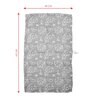 Charcoal Banana Jacquard Floral 250 GSM 2 Pcs Hand Towel