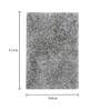 Grey Cotton Anti Skid Solid 31 x 20 inch Door Mat