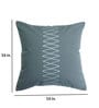 Grey Geometric Cotton Blend 16 x 16 Inches Cushion Cover