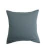 Grey Geometric Cotton Blend 16 x 16 Inches Cushion Cover