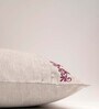 Brown Striped Blended Cotton 16 x 16 Inches Cushion Cover