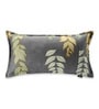 Grey Cotton Blend Florals 28x18 inches Pillow Covers (Pack Of 2)