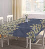 Geometric (72x52) Grey Cotton Blend Table Cloth