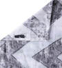 Graphic (72x52) Grey & White Cotton Blend Table Cloth