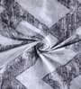 Graphic (72x52) Grey & White Cotton Blend Table Cloth
