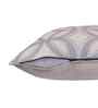Grey Cotton Embroidery 20x20 inches Square Cushion Cover