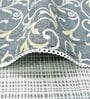 Grey Cotton Floral 144 TC  Double Bed Dohar