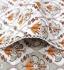 Grey Cotton Floral 144 TC  Double Bed Dohar