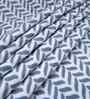Grey Cotton Floral 300 Gsm Double Bed Reversible Comforter