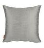 Floral Pattern Cotton Grey Cushion Cover 16 x 16 inches
