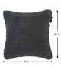 Grey Cotton Geometric 16X16 Inches Cushion Covers (Pack of 2)