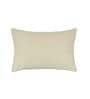 Green Woven Cotton 24 x 16 Inches Cushion Cover