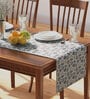 Mosaic (70x13) Grey Cotton Table Runner