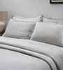 Grey Cotton Geometric Print 110 GSM Double Bed Quilt