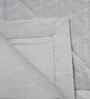 Grey Cotton Geometric Print 110 GSM Double Bed Quilt