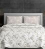 Grey Cotton Heavy Winter 210TC Printed Double 400GSM Comforter