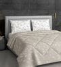 Grey Cotton Heavy Winter 210TC Printed Double 400GSM Comforter