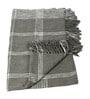 Grey Cotton Pattern 56 x 66 Inch Throw