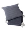 Grey Cotton Pattern 61 x 66 Inch Throw