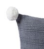 Grey Cotton Pattern 61 x 66 Inch Throw