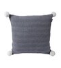 Grey Cotton Pattern 61 x 66 Inch Throw