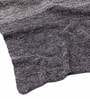 Grey Cotton Plain Solid Pattern 60 X 50 Inch Throw