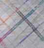 Grey Cotton Polyester Geometric Print 121 GSM Double Bed Quilt