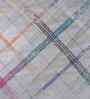 Grey Cotton Polyester Geometric Print 121 GSM Single Bed Quilt