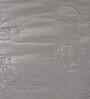 Grey Cotton Polyester Solid & Self Design 145 GSM Double Bed Quilt