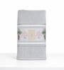 Grey Cotton Printed  460 GSM Bath Towel (1Pc)