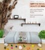 Grey Cotton Printed  460 GSM Bath Towel (1Pc)