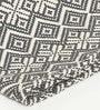 Grey Cotton Woven Pattern 68 X 52 Inch Throw