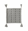 Grey Cotton Woven Pattern 68 X 52 Inch Throw