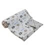 Grey Cotton Reversible Anti Fungal Pack of 1 Crib Size Kids Dohar