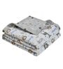 Grey Cotton Reversible Anti Fungal Pack of 1 Crib Size Kids Dohar
