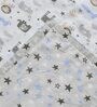 Grey Abstract Cotton 80 GSM Single Bed Reversible Dohar
