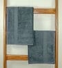 Grey Cotton Solid  500 GSM Bath Towels Pack of 2