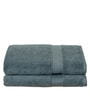 Grey Cotton Solid  500 GSM Bath Towels Pack of 2