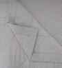 Grey Cotton Solid 110 GSM Single Bed Quilt