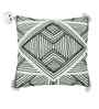 Grey Cotton Woven 16x16 inches Cushion Cover Set of 2