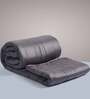 Grey Solid Cotton 300 GSM Single Bed Blanket