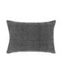 Grey Solid Cotton 24 x 16 Inches Cushion Cover