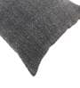 Grey Solid Cotton 24 x 16 Inches Cushion Cover