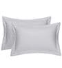 Cream Cotton Solid 210TC Plain Set of 2 Pillow Covers