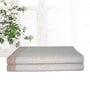 Grey Cotton Striped 220 GSM Bath Towels 2 Pc