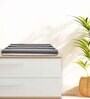 Grey Cotton Striped 220 GSM Bath Towels 3 Pc