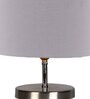 Grey Cotton table lamp with Steel Base -62