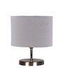Grey Cotton table lamp with Steel Base -62