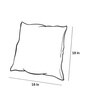 Grey Cotton Textured 18x18 inches Cushion Covers (Set of 2)